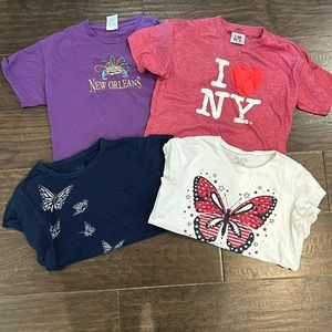 Bundle/lot of girls short sleeve tees size 14
